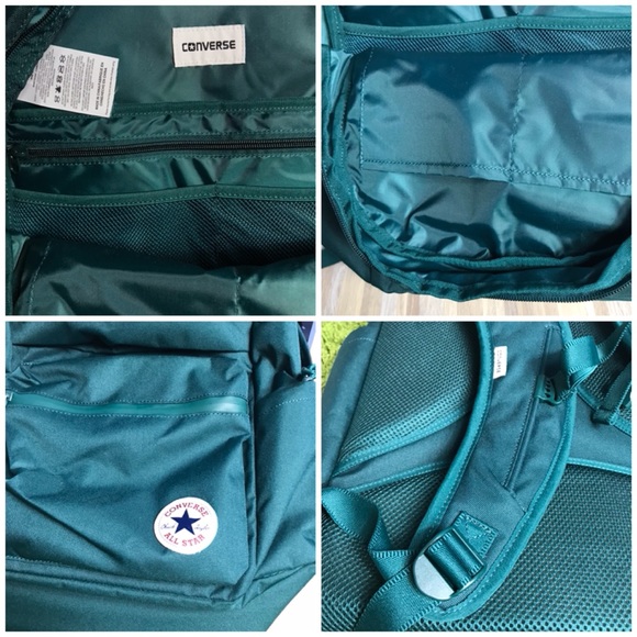 Converse Poly Chuck Plus 1.0 Backpack Green Unisex - Picture 5 of 5